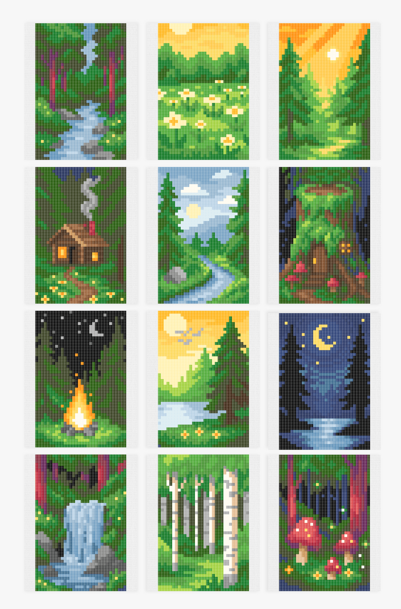 Woodland Landscape Set