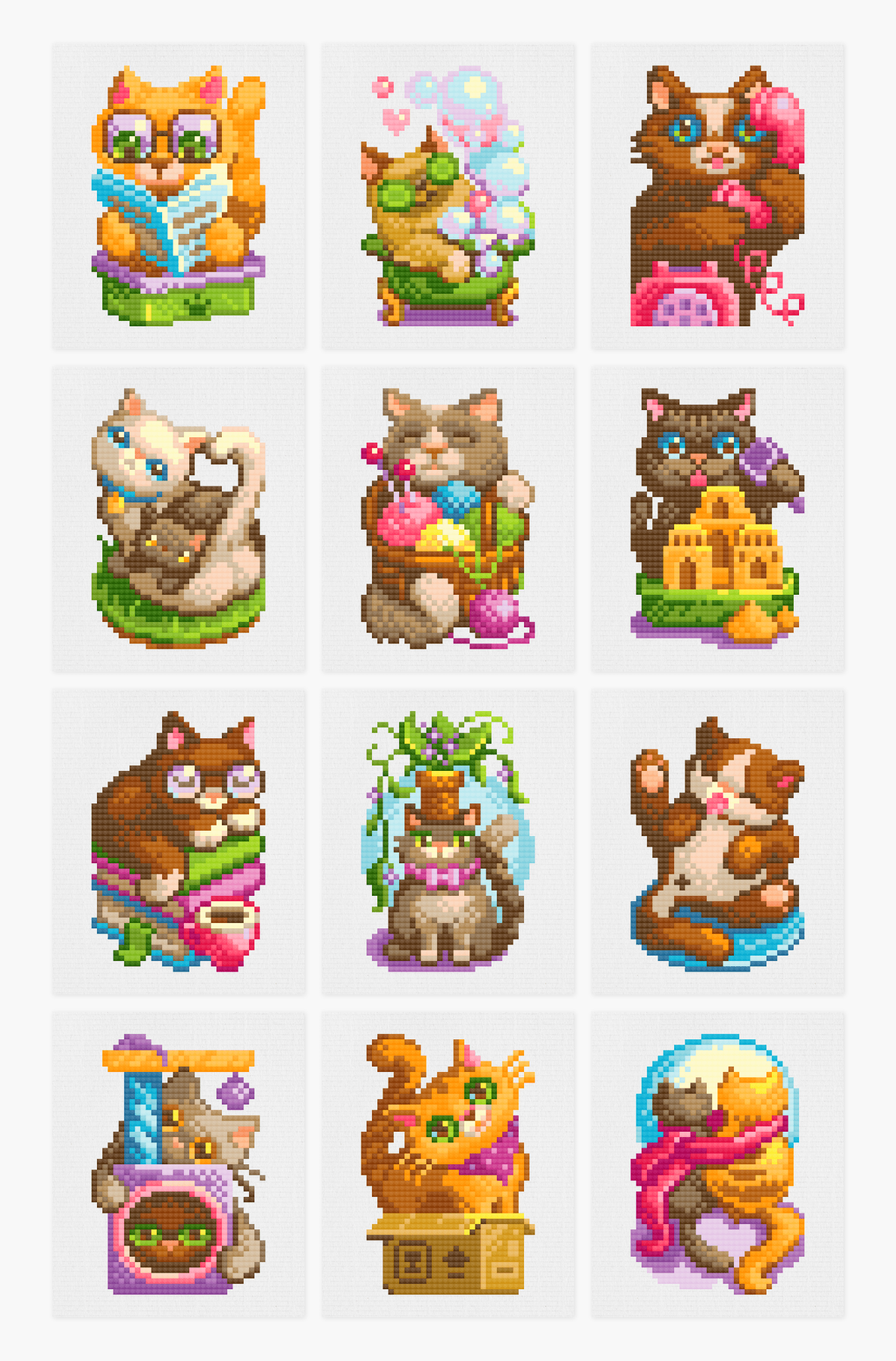 Cozy Cats Set